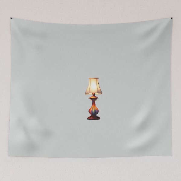 Item preview, Pixel Art Lamp Design Print  designed and sold by randomtdesigns.