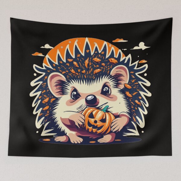 Item preview, halloween hedgehog designed and sold by czarnyfeniks.