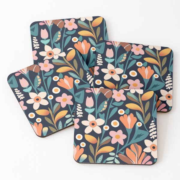 Item preview, A beautiful floral pattern designed and sold by Aktio  Design.