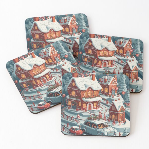 Item preview, Christmas village poster  designed and sold by VenZolic.