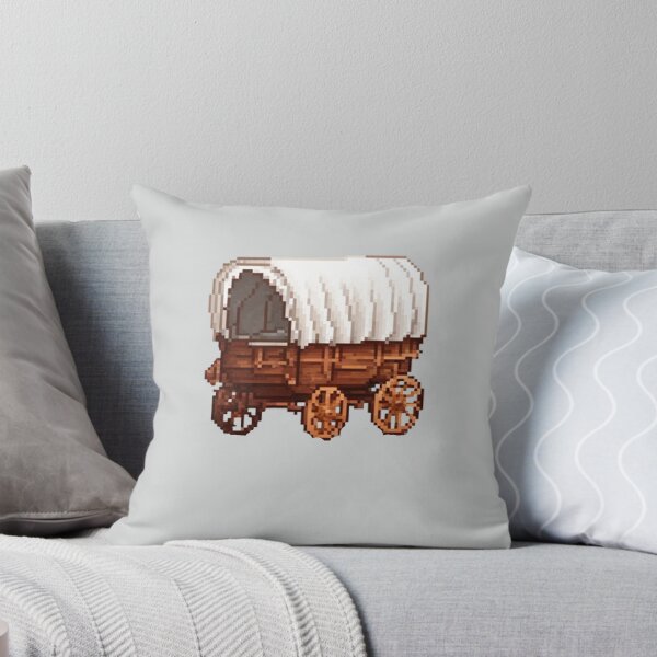 Item preview, Pixel Art Covered Wagon Design Print  designed and sold by randomtdesigns.