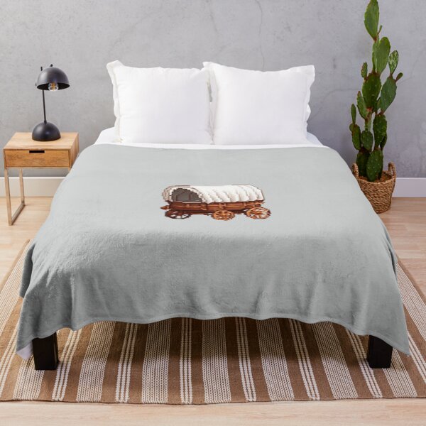 Item preview, Pixel Art Covered Wagon Design Print  designed and sold by randomtdesigns.