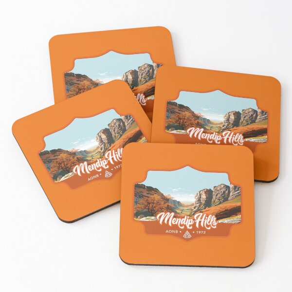 Item preview, Mendip Hills Area of Outstanding Natural Beauty (AONB) United Kingdom - Digital Art - Sticker Series 2 | WanderUpNorthCo. designed and sold by WanderUpNorth.