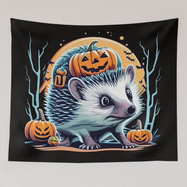 Item preview, halloween hedgehog designed and sold by czarnyfeniks.