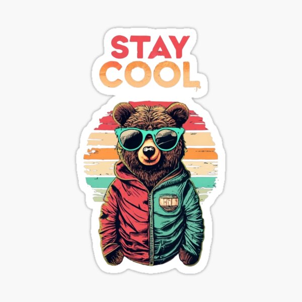 Bear Goggles Original Sticker