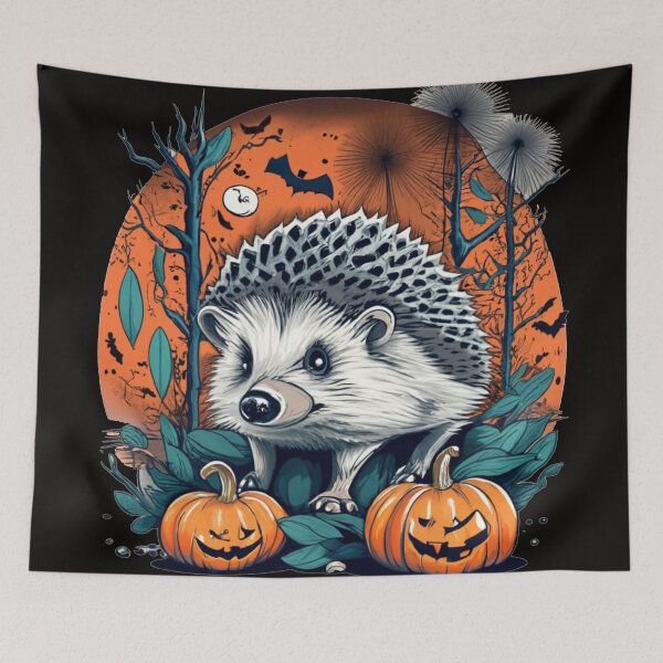 Item preview, halloween hedgehog designed and sold by czarnyfeniks.