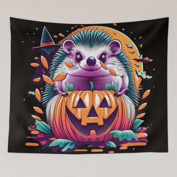 Item preview, halloween hedgehog designed and sold by czarnyfeniks.