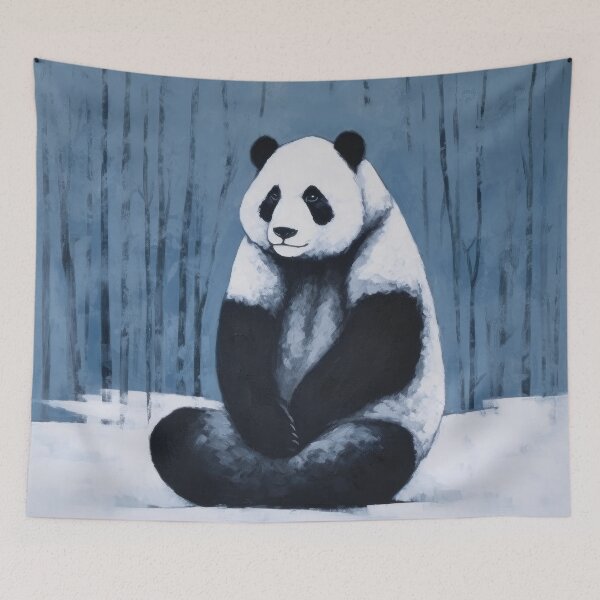 Item preview, Panda Bear Sitting in Snow designed and sold by YoPedro.