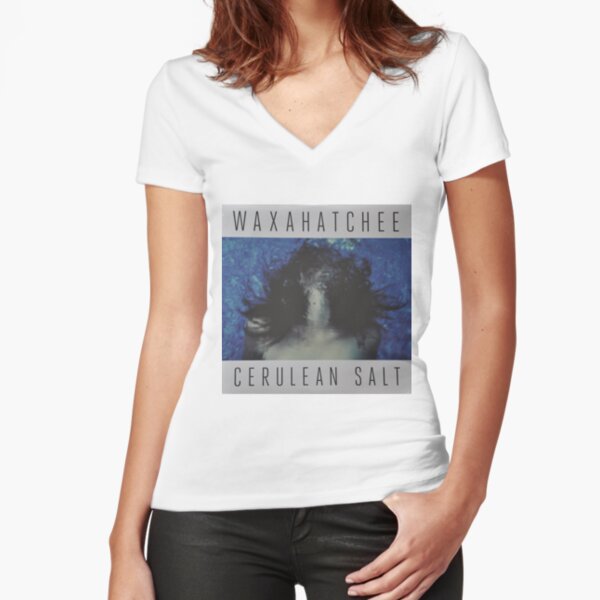 Waxahatchee - cerulan salt vinyl LP sleeve art fan art Fitted V-Neck T-Shirt