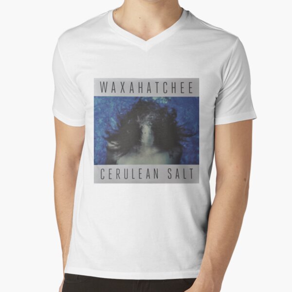 Waxahatchee - cerulan salt vinyl LP sleeve art fan art V-Neck T-Shirt