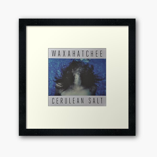 Waxahatchee - cerulan salt vinyl LP sleeve art fan art Framed Art Print