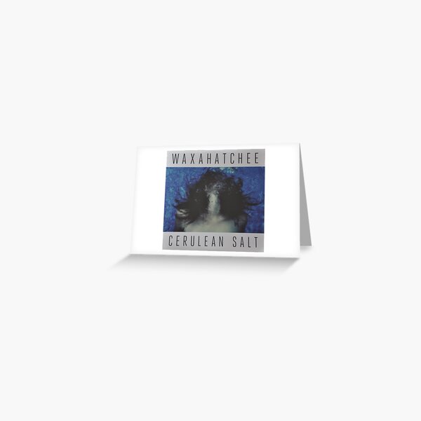 Waxahatchee - cerulan salt vinyl LP sleeve art fan art Greeting Card