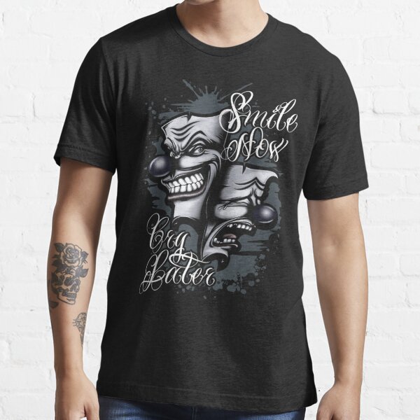 Foos Gone Wild Clown Now Cry Later Black T-Shirt