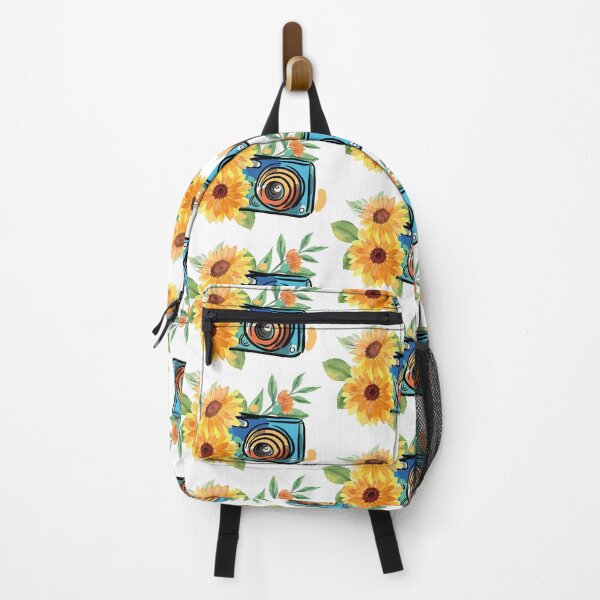 Item preview, Floral Focus: Watercolor Yellow Sunflower Bouquet with Camera designed and sold by ABteech.