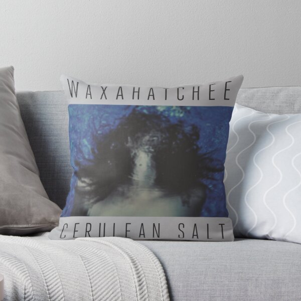 Waxahatchee - cerulan salt vinyl LP sleeve art fan art Throw Pillow