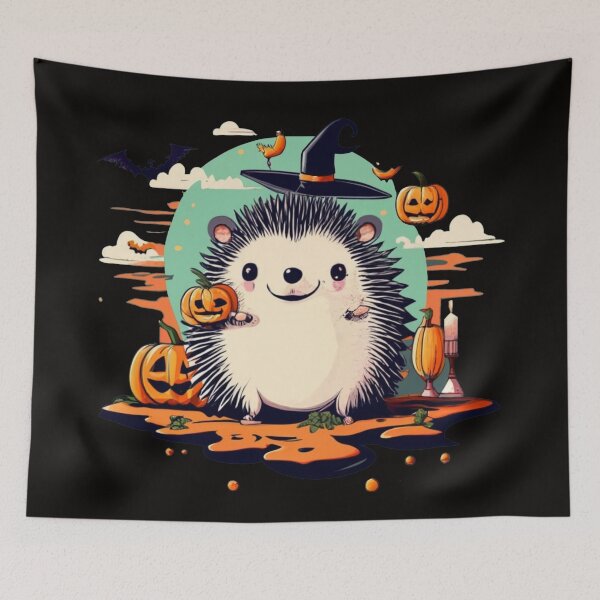 Item preview, halloween hedgehog designed and sold by czarnyfeniks.
