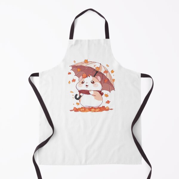 Item preview, Cute Fall Hamster with Umbrella designed and sold by KIBBYKO.