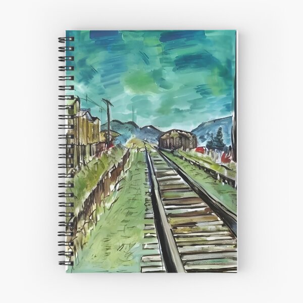 Item preview, Railway Tracks (Dusk) designed and sold by Wobliti.