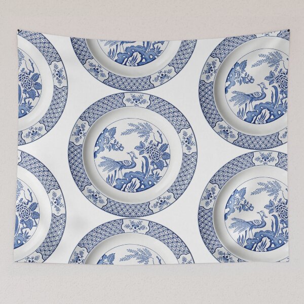 Item preview, Circular Willow Pattern Plate 3 designed and sold by ViscountBlip.