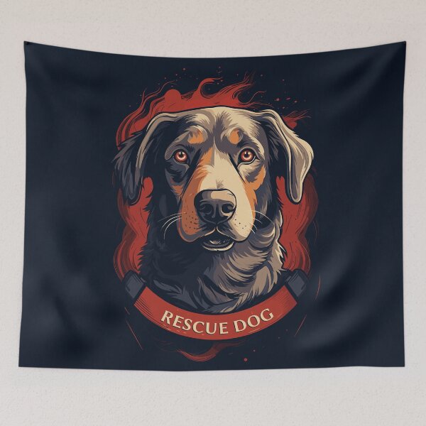 Item preview, Service animals (4) RESCUE DOG designed and sold by atzek.