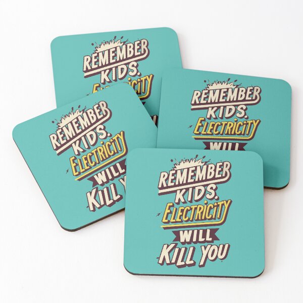 Item preview, Remember Kids Electricity Will Kill You designed and sold by InkBlvd.