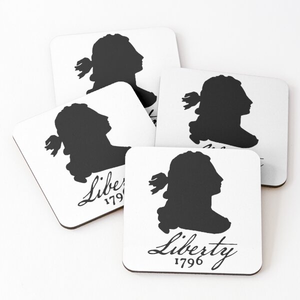 Item preview, Lady Liberty 1796 - Profile in Black designed and sold by CallMeInspired.