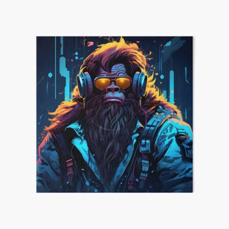 Item preview, Cyberpunk-Sasquatch designed and sold by WonderTs.