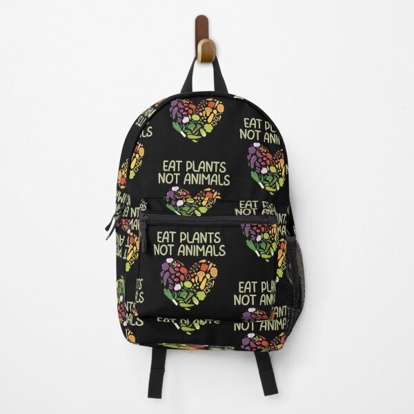 Item preview, Eat Plants Not Animals Colorful Heart Design designed and sold by EarthArtDesigns.