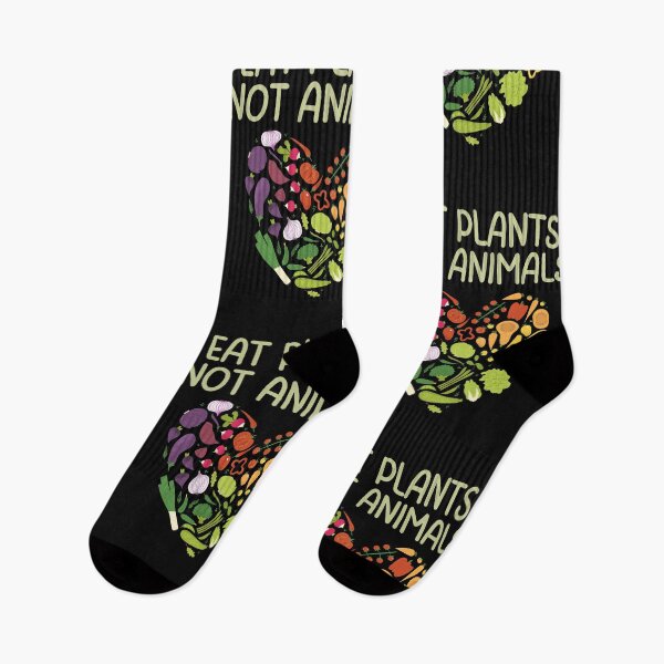 Item preview, Eat Plants Not Animals Colorful Heart Design designed and sold by EarthArtDesigns.