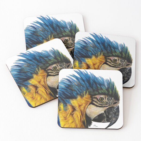 Item preview, Brightly colored parrot designed and sold by NathBros.