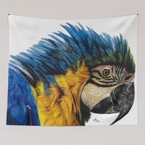 Item preview, Brightly colored parrot designed and sold by NathBros.