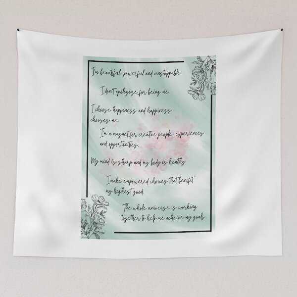 Item preview, Daily positive affirmations designed and sold by vyascreations.