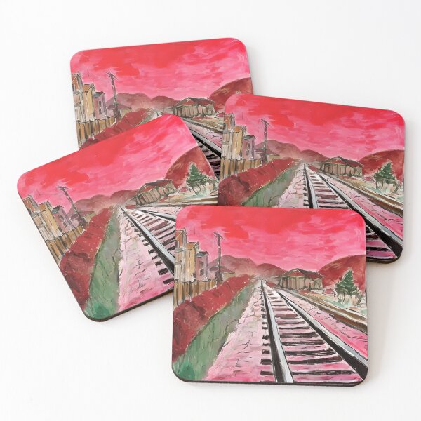 Item preview, Railway Tracks (Red) designed and sold by Wobliti.