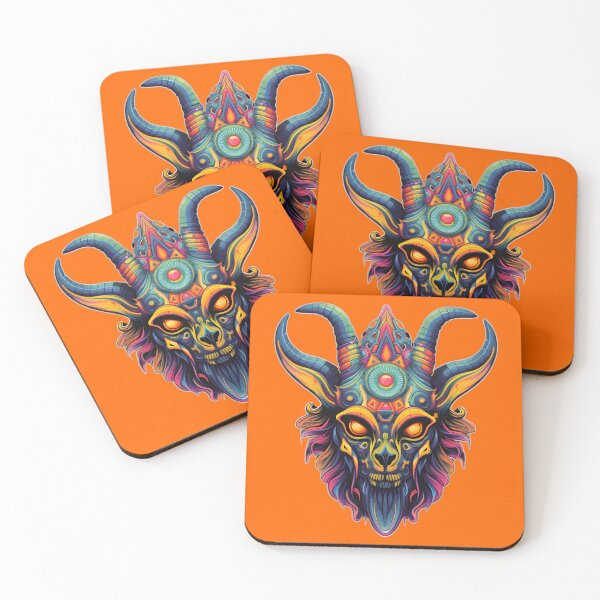Item preview, Trippy Baphomet: Unleash the Psychedelic Mysteries designed and sold by Mr.Psychedelia.