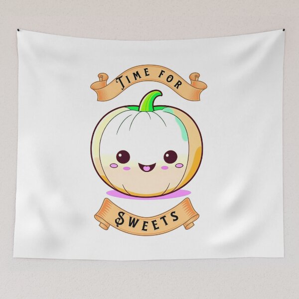 Item preview, Time for Sweets Cute Smiling Pumpkin Jack O' Lantern Halloween designed and sold by JimNEmDesigns.