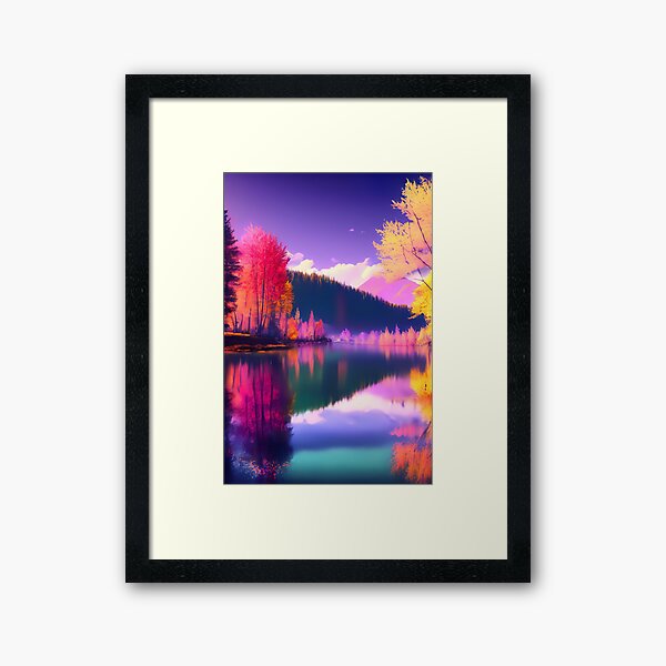 Aperçu de l'œuvre Lac, couleur d'automne 4 créée et vendue par DejanVuk.