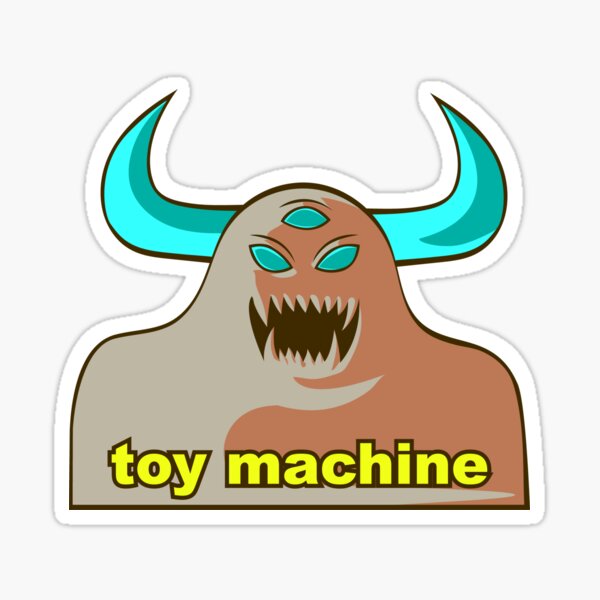 Toy Machine Logo Sticker for Sale by Moparv8