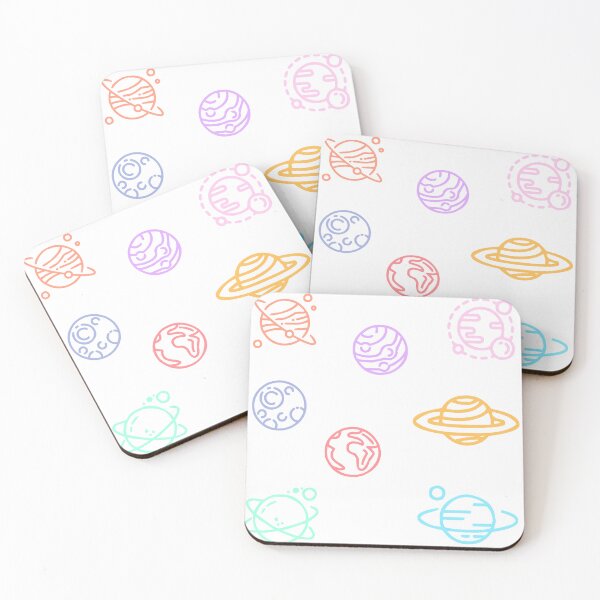 Item preview, Pastel planets  designed and sold by KetiaArtWorld.