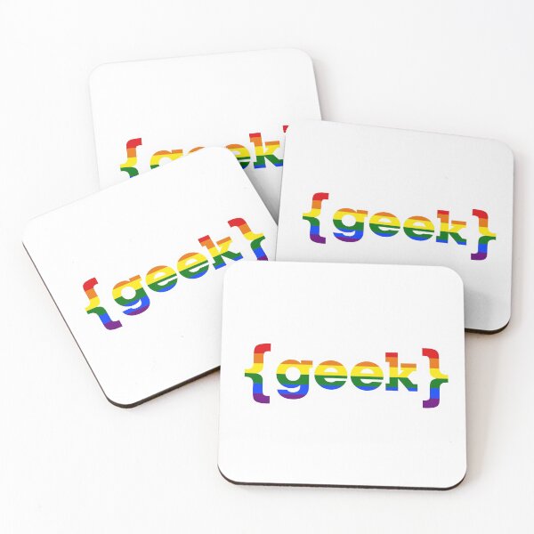 Item preview, Gay geek. Rainbow flag geek designed and sold by ADHD.