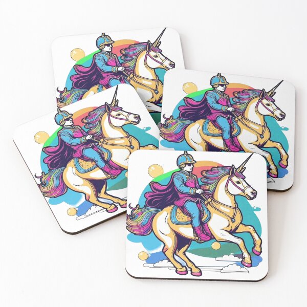 Item preview, Trippy Rainbow Unicorn Rider! designed and sold by IvoryTowers.