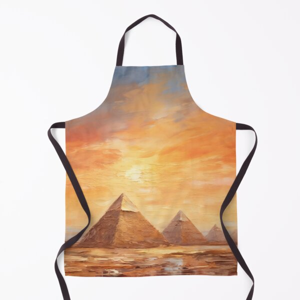 Item preview, The Pyramids of Giza, Egypt, Original, AI Generated Art - One of the Seven Wonders of the Ancient World designed and sold by studioSharonKay.