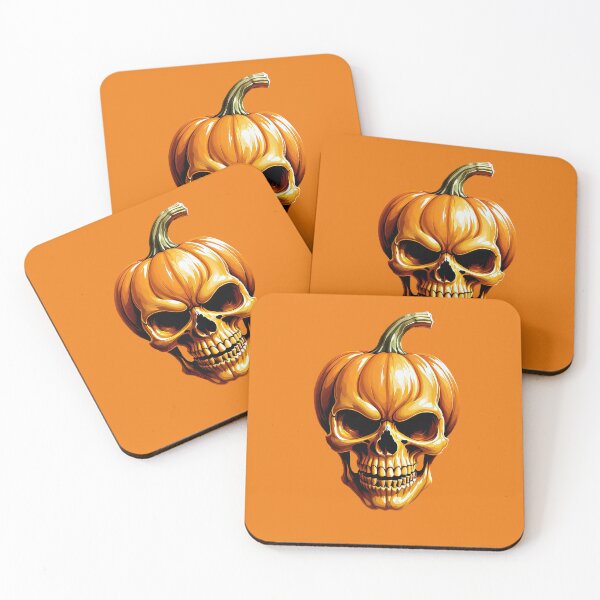 Item preview, Pumpkin skull, halloween creepy jack o lantern designed and sold by ChaosEdits.