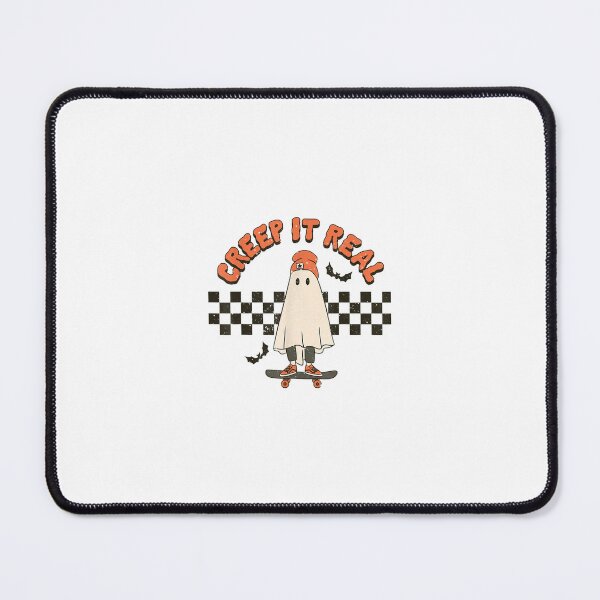 Item preview, Creep It Real Halloween Checkered Ghost Skate designed and sold by MaytoDigital.