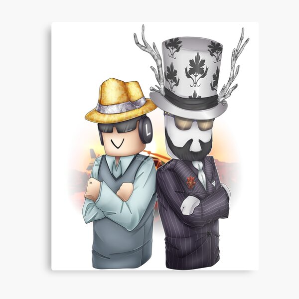 Roblox Noob Character Metal Print by Vacy Poligree - Pixels