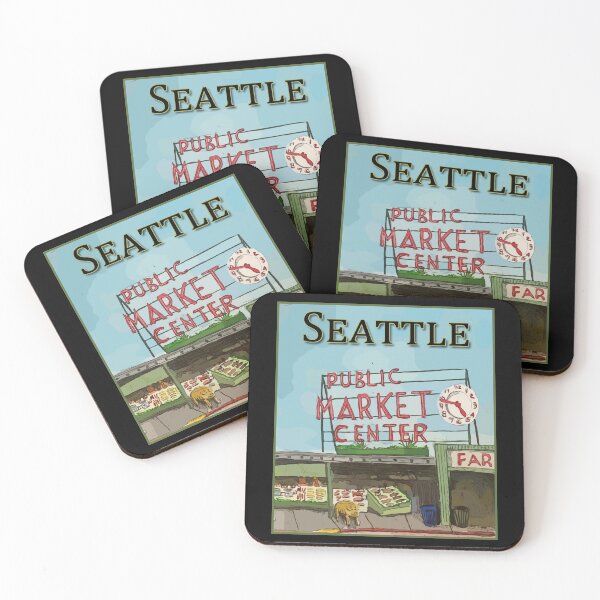Item preview, Seattle - Pikes Public Market designed and sold by welshdesigns.