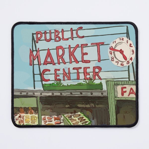 Item preview, Seattle - Pikes Public Market designed and sold by welshdesigns.