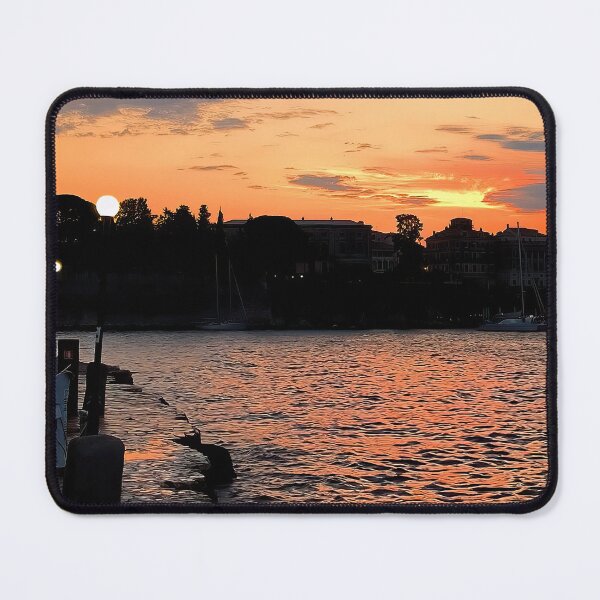 Item preview, sunset at mandariki marina,corfu designed and sold by Hermossa-Art.