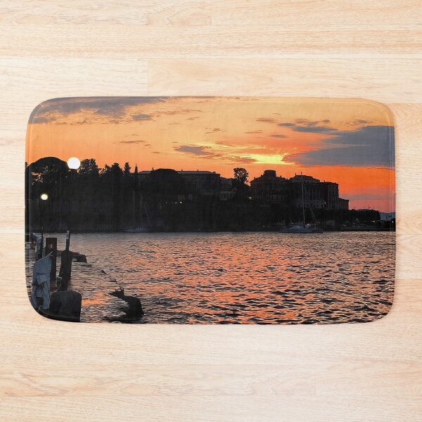 Item preview, sunset at mandariki marina,corfu designed and sold by Hermossa-Art.