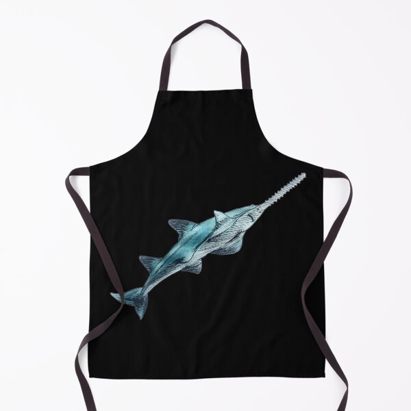 Item preview, Smalltooth Sawfish, black background designed and sold by Bridget Vincent.