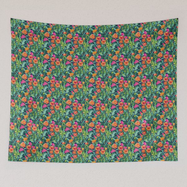 Item preview, Jungle Flowers 04 designed and sold by DoodleLandShop.